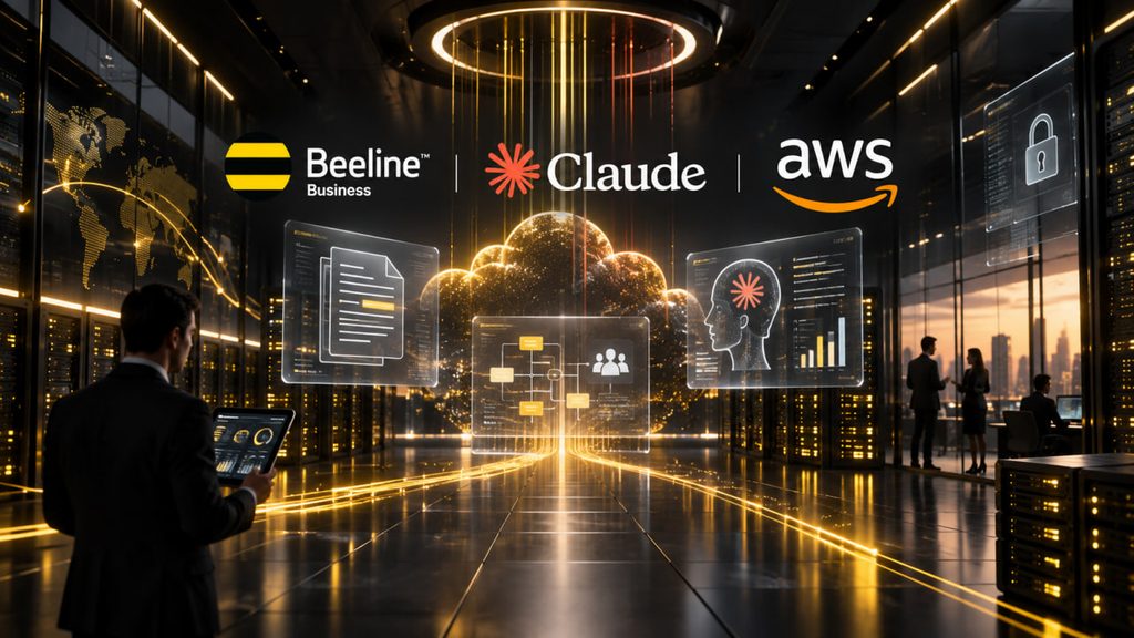Иллюстрация — Claude для бизнеса: Beeline открыл корпоративным клиентам доступ к ИИ через Amazon Web Services (AWS)