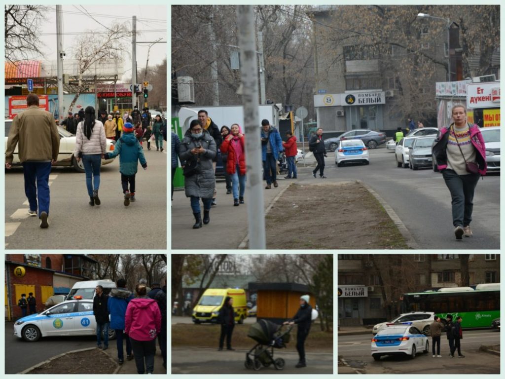 В Алматы 6 марта прошел митинг за «мир». Репортаж. Bizmedia.kz