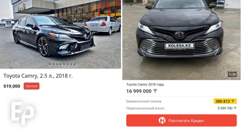 Сравнение цен на авто.