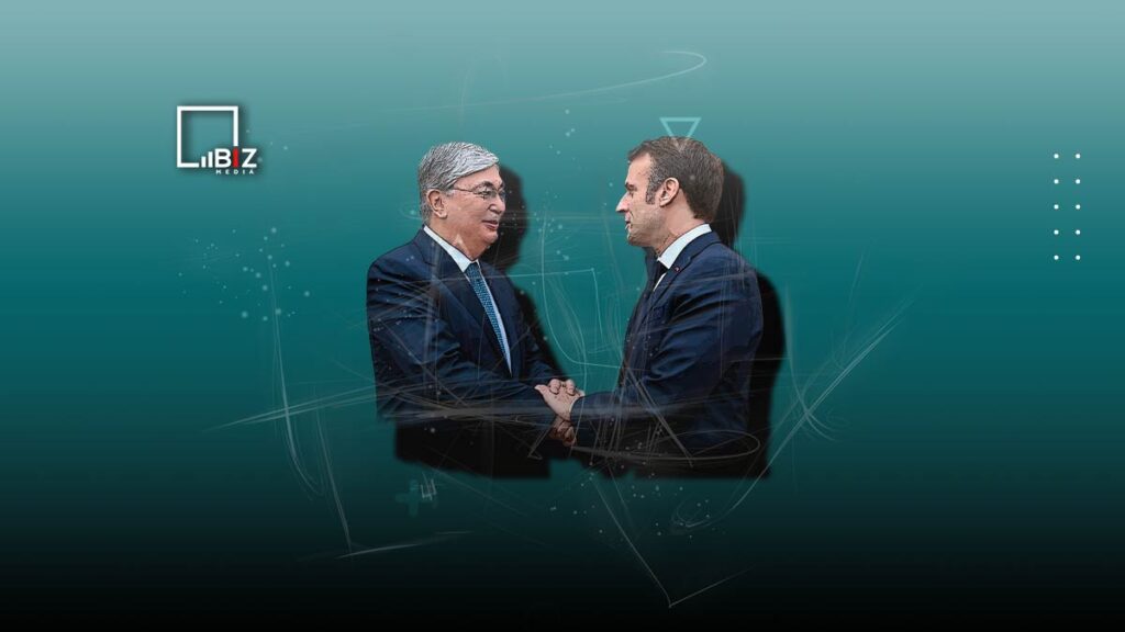 Президент РК Токаев провел переговоры с Президентом Франции Макроном. Bizmedia.kz