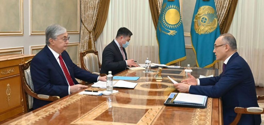 Источник фото: Акорда. Токаев принял главу Нацбанка Пирматова