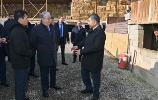 Что делал Токаев в Жамбылской области
