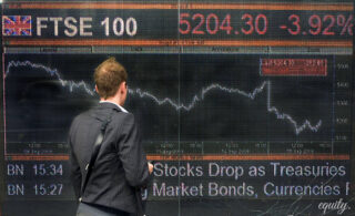 Банковские акции возглавили снижение в FTSE 100 перед заседанием Банка Англии