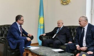 Заместитель министра иностранных дел Василенко встретился с главой Наблюдательной миссии СНГ Анфимовым