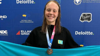 Ксения Игнатова установила новый рекорд Казахстана на международных турнирах Acropolis Swim Open