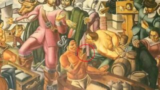 На картине из 1937 года обнаружили ‘современный’ гаджет: iPhone или зеркало?