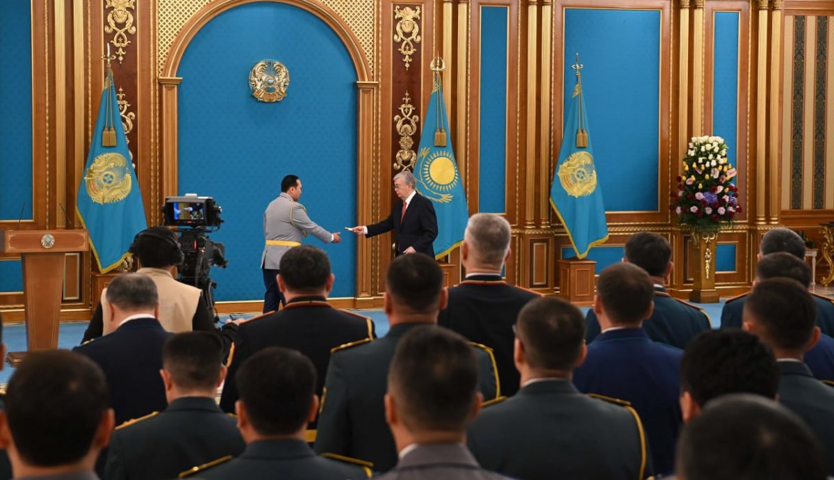 Награждение военных в Казахстане