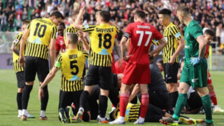 Полузащитник «Кайрата» Арсен Буранчиев попал в больницу после матча с «Актобе» и прошел операцию