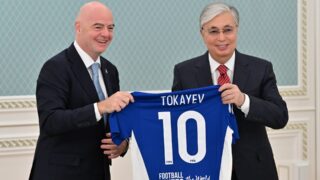 Президент РК Токаев принял Президента ФИФА Джанни Инфантино