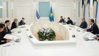 Глава государства встретился с Генеральным секретарем ОБСЕ Хельгой Шмид