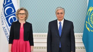 Касым-Жомарт Токаев принял Президента Парламентской Ассамблеи ОБСЕ Маргарету Седерфельт