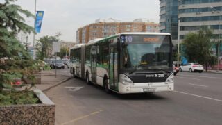 Объявление для пассажиров одного пригородного маршрута было сделано в Астане