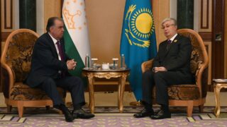 Президенты Казахстана и Таджикистана обсудили достигнутые в Астане договоренности