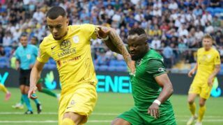 «Астана» побеждает «Лудогорец» в домашнем матче Лиги Европы