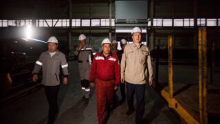 Глава КМГ встретился в Жанаозене с трудовыми коллективами