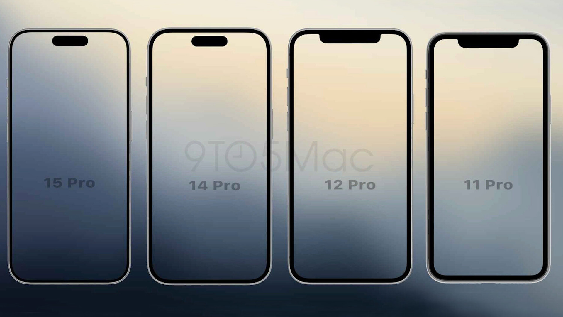 iPhone 15 Pro: Новые схематические изображения фронтальной панели и  рекордно тонкие рамки