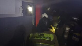 На территории склада хлебзавода Кокшетау разгорелся пожар