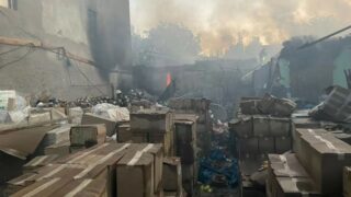 Пожар в Шымкенте: сгорел жилой дом, погибли два человека