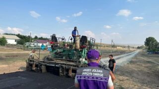 Проверка качества ремонта сельских дорог в Павлодарской области