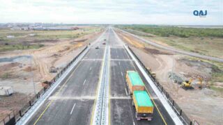 Ремонт путепровода завершился на участке Большой кольцевой дороги Астаны