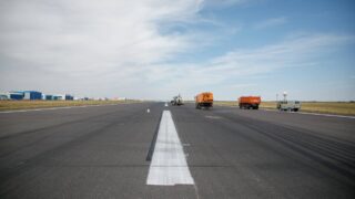 В аэропорту Астаны завершился ремонт ВПП