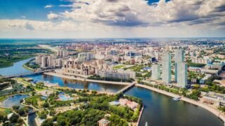 Жители Астаны протестуют против строительства нового жилого комплекса на берегу реки Ишим