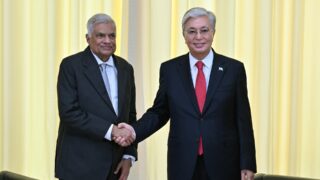 Касым-Жомарт Токаев и президент Шри-Ланки Ранил Викрамасингх обсудили облегчение визового режима