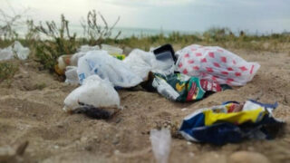 Пляж в Актау стал массовой свалкой