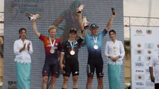 Велогонщик Astana Qazaqstan Team Глеб Сырица стал третьим на шестом этапе «Тур де Лангкави»