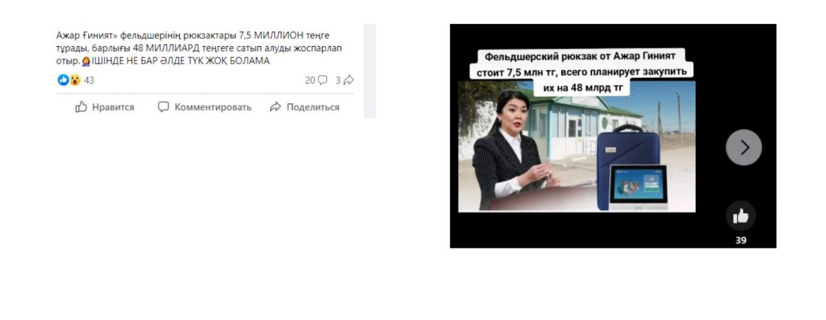 Минздрав Казахстана высказался о закупке рюкзаков на 48 миллиардов тенге