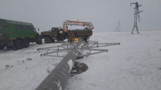 Ураган оставил 1175 абонентов в СКО без электроснабжения