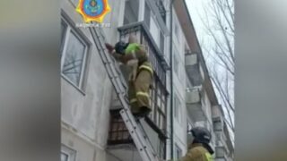 За спасение детей в Степногорске пожарных наградили знаком, телефоном и путевкой в Турцию