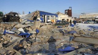 Из-за взрыва в Костанае под завалами оказались семь человек