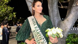 Казахстанская участница конкурса «Мисс Земля» была награждена за вечернее платье