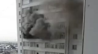 Пожар в ЖК «Биік» произошел в Шымкенте