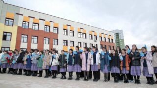 В Туркестане открыли самый крупный лицей в стране