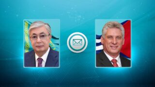 Касым-Жомарт Токаев поздравил президента Кубы