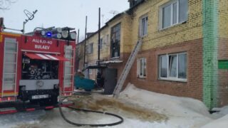 Пожарные в СКО спасли 13 человек при пожаре