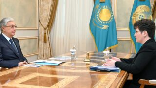 Касым-Жомарт Токаев выслушал отчет главы аудиторской палаты Натальи Годуновой