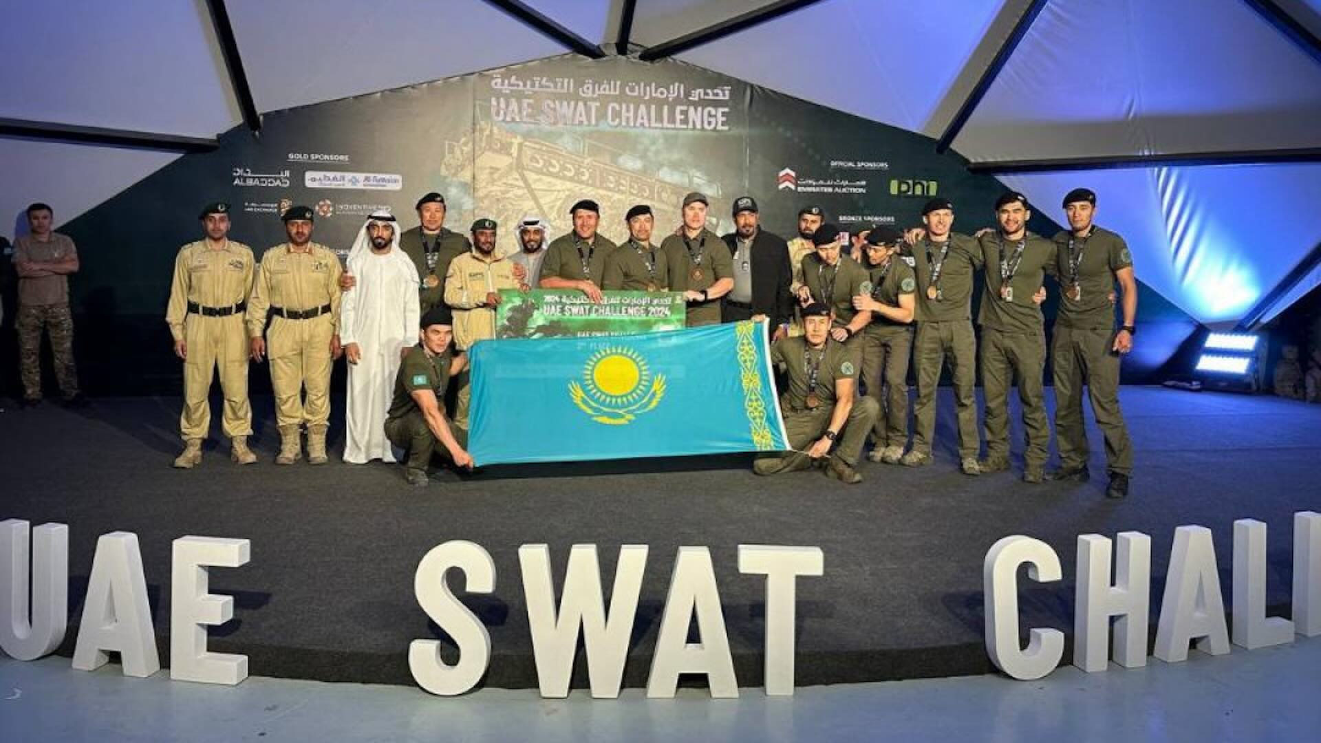 Команда спецназа из Казахстана завоевала бронзу в Дубае на SWAT Challenge  2024