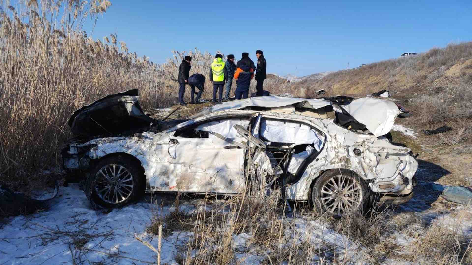 На трассе Алматы – Усть-Каменогорск из-за ДТП скончались два человека