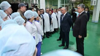 Президент Казахстана побывал на предприятии «Восток-Молоко»