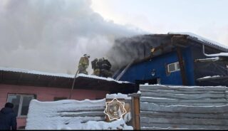 В алматинском кафе обрушилась крыша мансарды