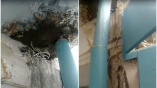 В пятиэтажном доме в Актау обрушивается перекрытие