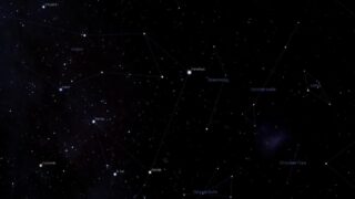 В созвездии Живописца была обнаружена стремительно растущая черная дыра