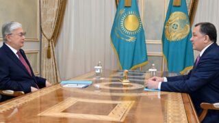 Президент РК Касым-Жомарт Токаев встретился с акимом Мангистауской области Нурланом Ногаевым