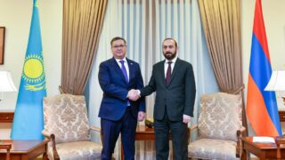 Мурат Нуртлеу прибыл в Армению с рабочим визитом