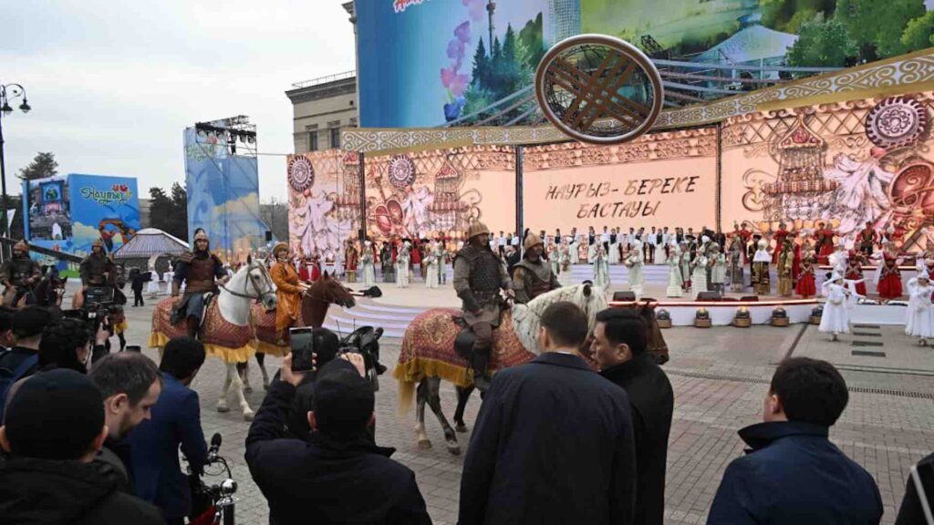 Празднование Наурыза в Алматы в 2024 году