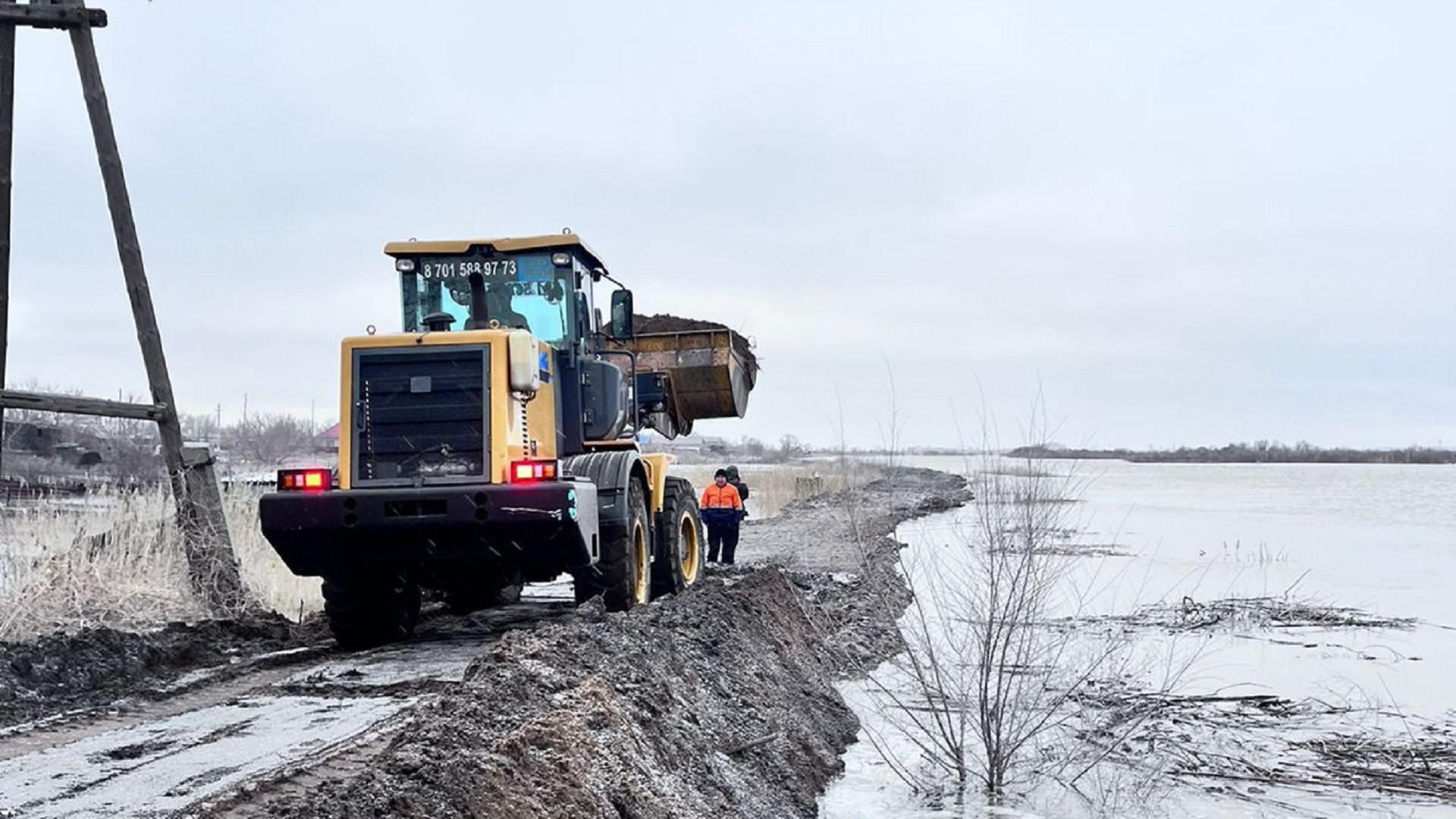 Паводковые воды накапливаются в водохранилищах Карагандинской области по  расписанию