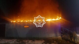В Алматинской области загорелся частный дом и сарай на общей площади 100 кв.м